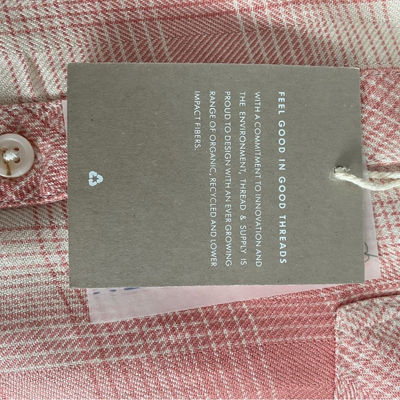 NWT Thread & Supply Button Down Top - Picture 5 of 7